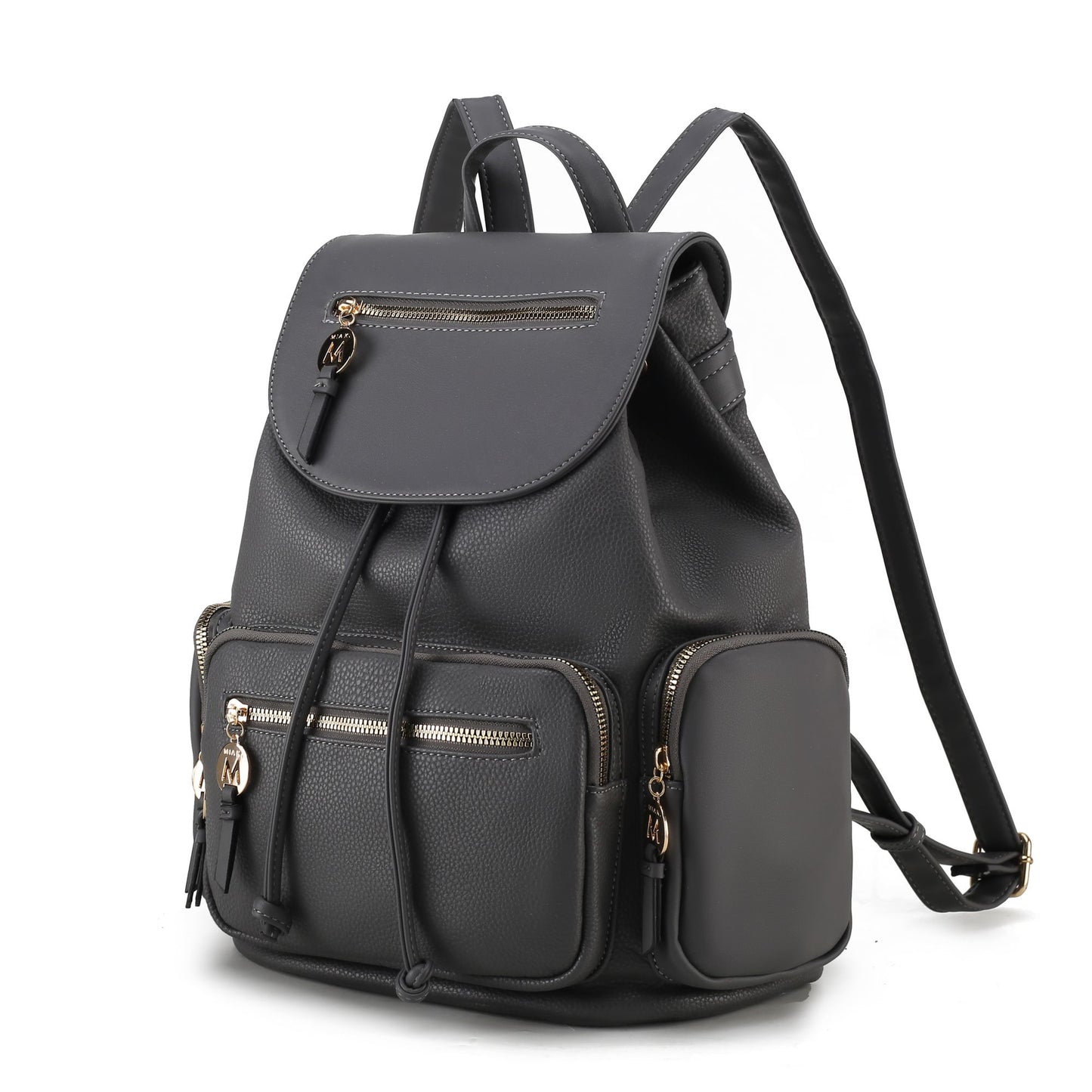MKF Collection Ivanna Oversize Vegan-Leather Backpack Purse