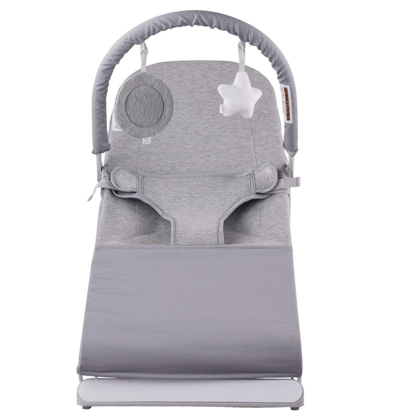 Folding Baby Bouncer Chair for Babies 0-9 Months with Toy Bar