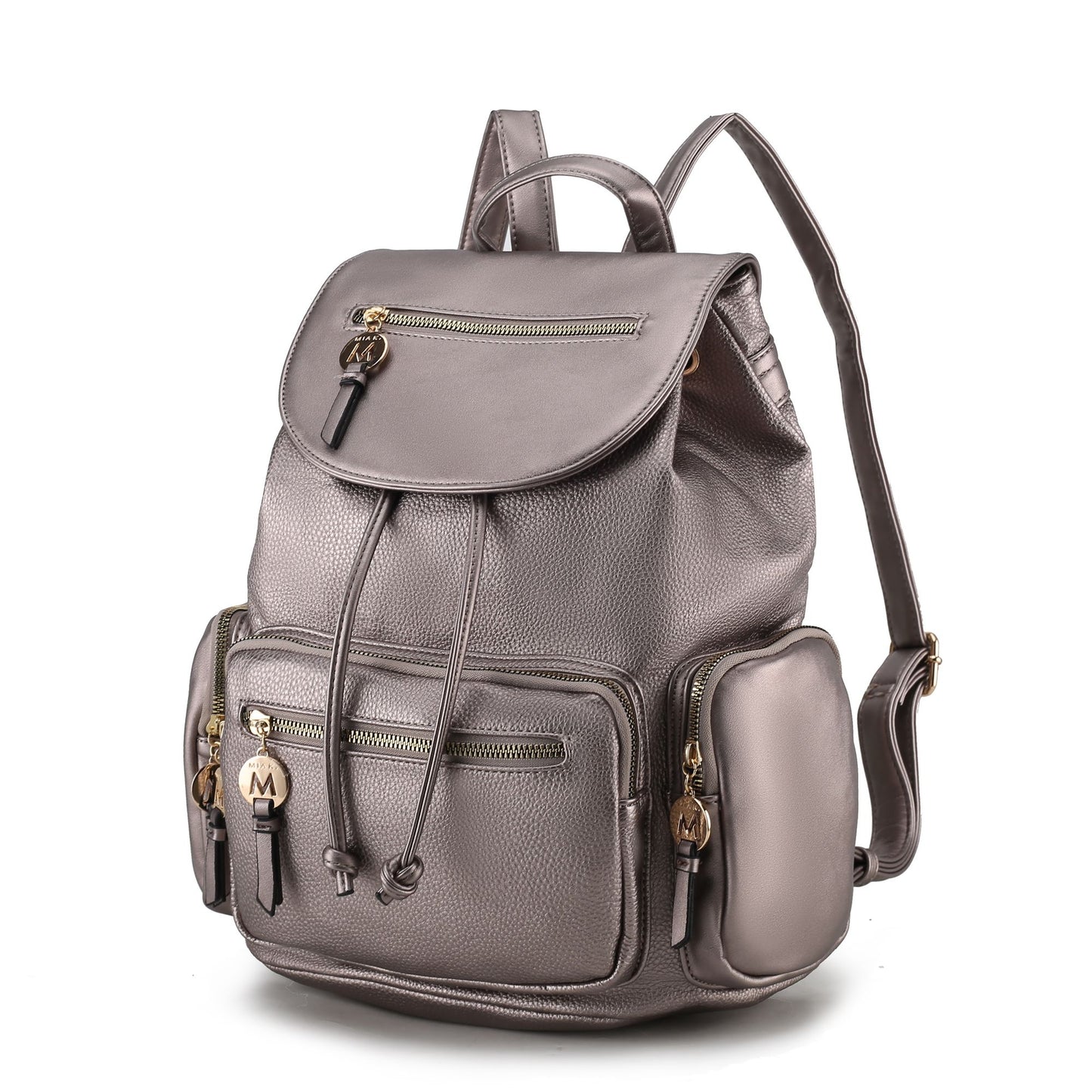 MKF Collection Ivanna Oversize Vegan-Leather Backpack Purse