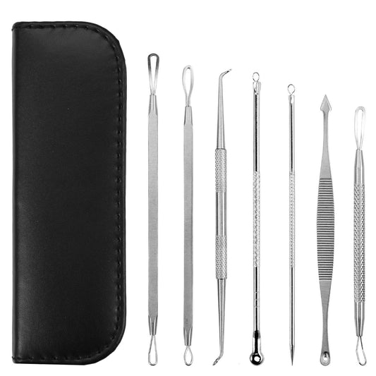 7 Pcs Blackhead Remover Kit Stainless Steel