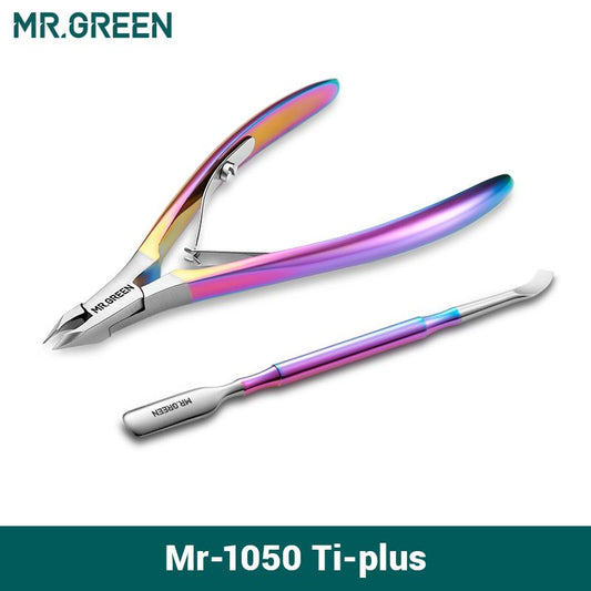 Stainless Steel Cuticle Clipper & Pusher - Kit