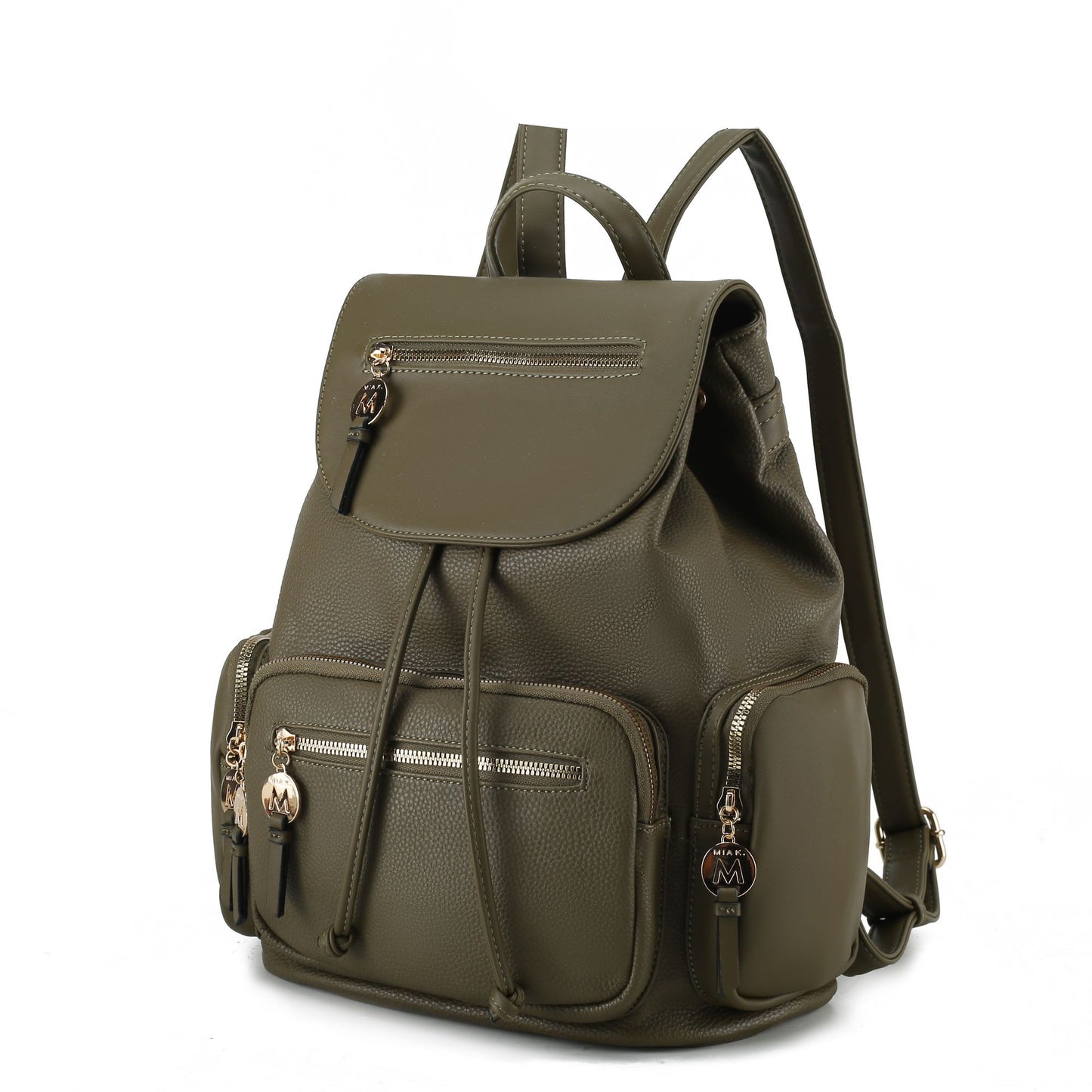 MKF Collection Ivanna Oversize Vegan-Leather Backpack Purse
