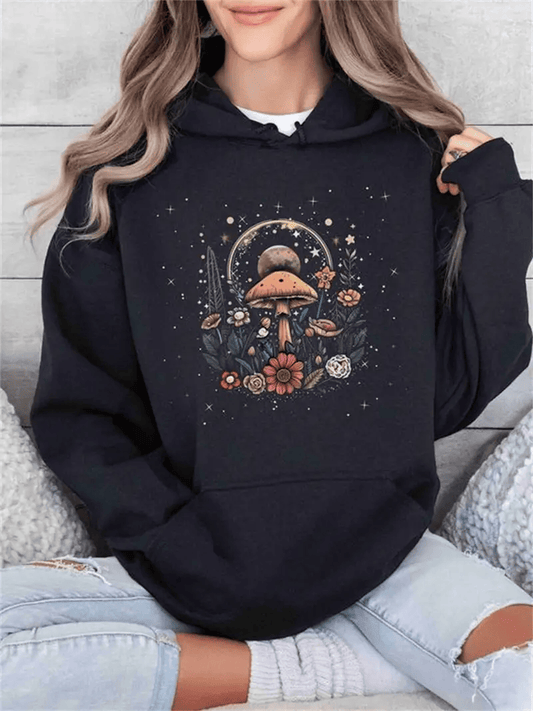 Women's Polyester Graphic Hoodie