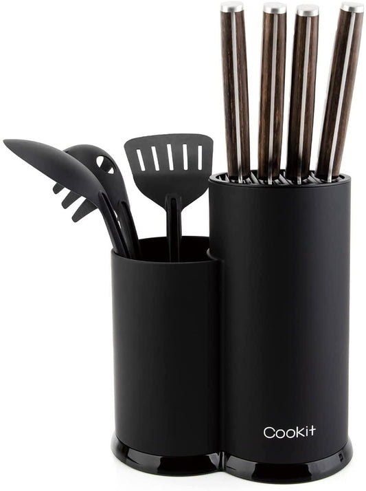 Cookit kitchen Universal Knife Holder WITHOUT Knives; Detachable Knife Storage with Scissors Slot