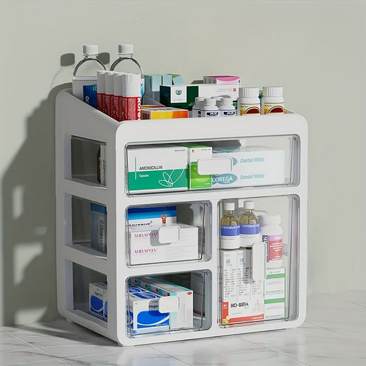 Large capacity family medicine box