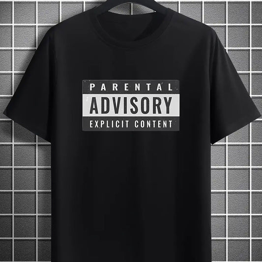 Men's "Parental Advisory" Graphic Tee