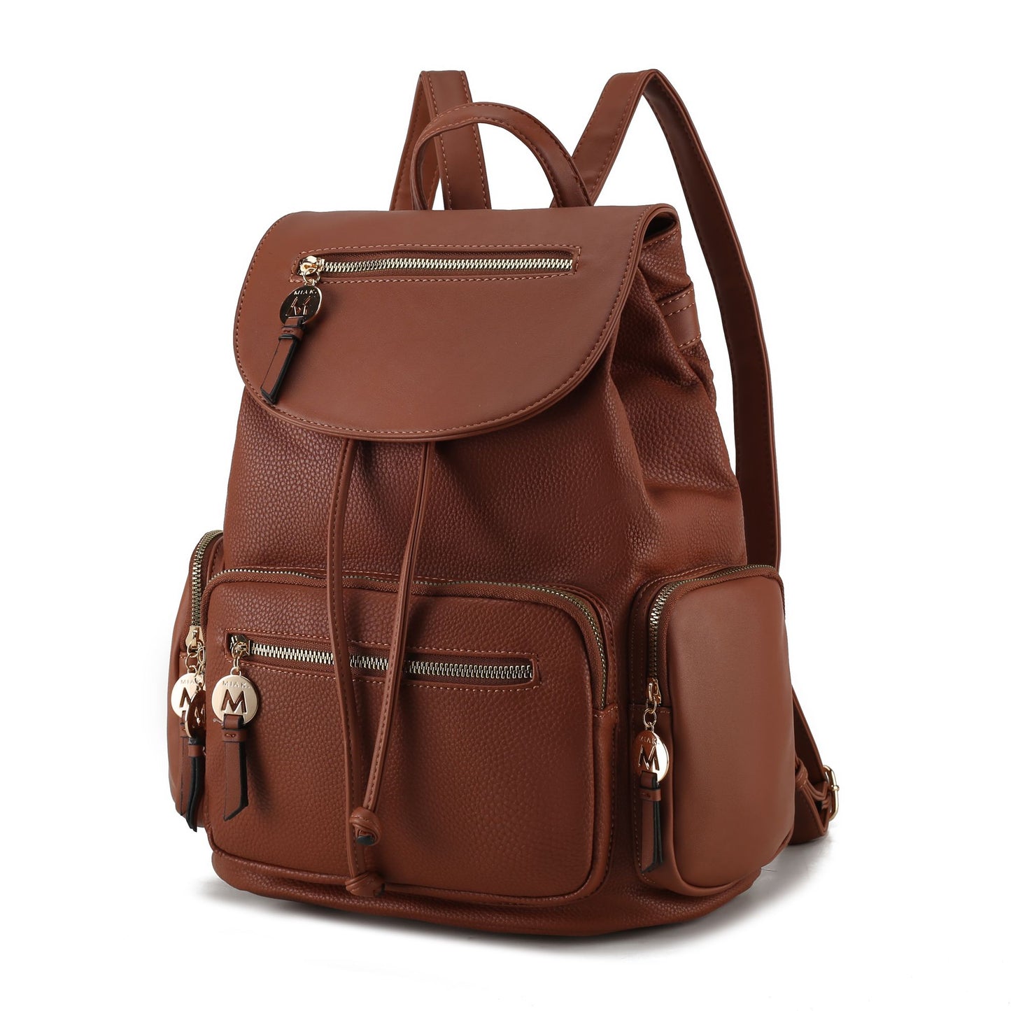 MKF Collection Ivanna Oversize Vegan-Leather Backpack Purse
