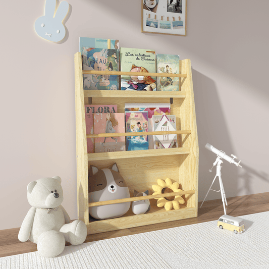 3 Tier Kids Book Shelf, Kids Book Rack